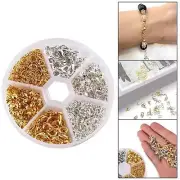 450Pcs Jump Rings Split Rings Lobster Clasps Hooks Ornaments Jewelry Making