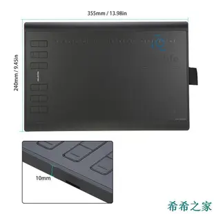 【精選好物】Huion-繪王新款1060PLUS數位板手寫繪圖繪圖板帶內存