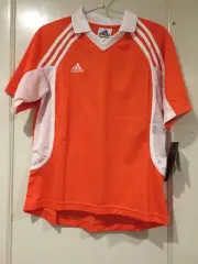 Adidas Copa Short Sleeve Soccer Jersey Climalite Women's Orange White New S