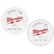 7-1/4 In. X 60-Tooth Ultra Fine Finish Circular Saw Blade with 7-1/4 In. X 24-To