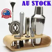 Cocktail Shaker Set Maker Mixer Martini Bar Strainer Bartender Kit 10pcs SUS 3PB