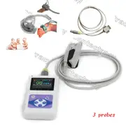 han-held Pulse Oximeter,Blood Oxygen Monitor, SPO2 Monitor With Software,3 Probe