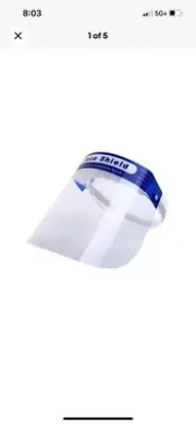 Safety Full Face Shield Reusable Mask Washable Protection Cover Face 10-pack