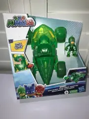 PJ Masks Glow & Go Gekko-Mobile Preschool Toy Vehicle, LightUp Gekko Box Damaged