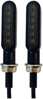 8Mm Mini Led Motorcycle Turn Signal Lamp Indicators Blinker Flasher Turn Signal Light for Yamaha Tail Lights, Brakes