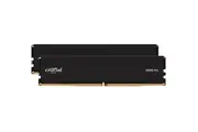 Crucial Pro 32GB (2x16GB) DDR5 UDIMM 5600MHz CL46 Black Heat Spreader Support Intel XMP AMD Ryzen for Desktop PC Gaming Memory