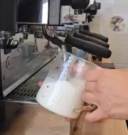 Barista Milk Frothing Jug 500ml. Glass Steaming Milk Jug