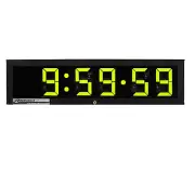 Electro-Numerics Raceclock 507-6LM - 5 Digit Single Side Flip Race Clock w/ Case