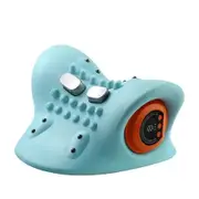 Ergonomic EMS Neck Massager Heated Vibration Massage Posture Improvement Type C Rechargeable Pillow Acupuncture