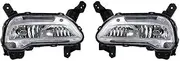 Car Fog Lights for Hyundai for Grand H1 2018 2019 2020 2021 Car Fog Lamp Siganl Front Bumper Daytime Running Light Foglight Assembly Car Front Bumper Fog Light(Only 1 Left)