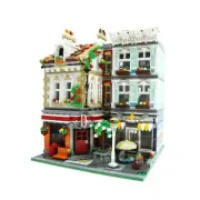 Street View Building Blocks Kit, Miniature Construction Toy Set, European Arc...