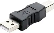 RUITEXUN USB Printer Adapter, USB Type A Male to USB Type B Male Connector Converter Cord Adapter