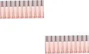 2sets Roll-on Bottling Oil Bottle Travel Shampoo Clear Lip Gloss Liquid Condiments Dispenser Spray Oil Dispenser Cream Jar Roller Bottles Empty Perfume Bottles Perfume 10pcs*2 ELAYARD
