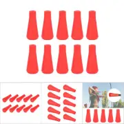 10PCS Rubber Arrowhead Archery Replacement Broadhead For Sports Shooting DP