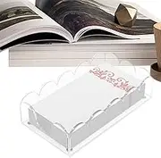 Clear Napkin Holder,Transparent Tray for Towel | Household Beverage Napkin Holder Tray for Dinner, Kitchen, Bathroom, Restaurant