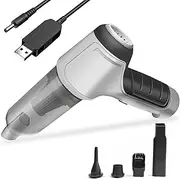 Car Vacuum Cleaner - Mini Handheld Gun Cordless Vacuum Cleaner with 9000Pa/120W High Power USB Rechargeable Portable Vacuum Cleaner for Car Interior/Home/Office/Other Crevices & Small Spaces -Vacuum