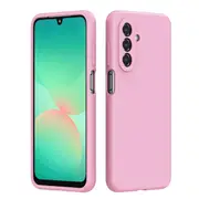 ZUSLAB Galaxy A26 Case Nano Silicone Shockproof Gel Rubber Bumper Protective Cover for Samsung (2025) - Pink