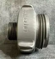 Aluminum Fire Hose Adapter, 1.5" M.NST(NH) x .750" Male Garden Hose Rocker Lug
