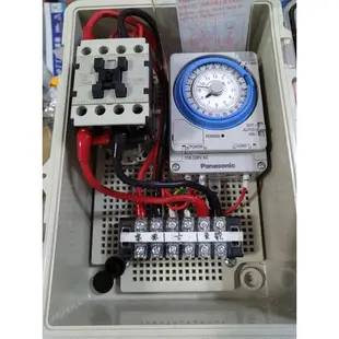 [捷順機電] 電熱水器 / 店面招牌 / 抽水馬達 控制定時器 定時器組 機電控制盒 自組 110V / 220V