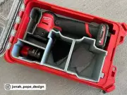 Milwaukee PACKOUT™ Compact Organizer Insert for M12 FUEL™ Orbital Detail Sander