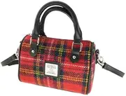 [GLEN APPIN OF SCOTLAND] Harris Tweed 'Kilbride' Mini Bowling Tote Bag