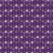 Dolls House Miniature Purple And White Daisies Wallpaper