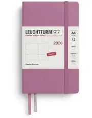 [LEUCHTTURM1917] Weekly Planner Pocket (A6) 2026 Dusty Rose