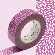Masking Tape MT Flower Rice Fuchsia - Mujinagiku