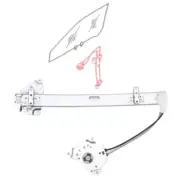 Fit 1985-1997 Nissan Navara D21 Pickup Hardbody Front Door Window Regulator Left (for: Nissan)