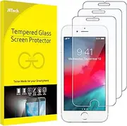 JETech 3-Pack Screen Protector for iPhone 8 Plus, iPhone 7 Plus, iPhone 6s Plus and iPhone 6 Plus, Tempered Glass Film, 5.5-Inch