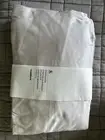 Crate & Barrel 400 Thread Count Sateen Ivory King Sheet Set New $160