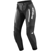 Miura 2.0 Ladies Black White Leather Motorcycle Pants