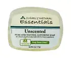 Clearly Natural Essentials Glycerin Soaps Unscented Hypoallergenic 4 Oz Bar 6Pck