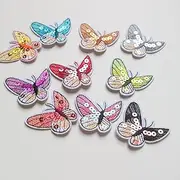 G-RUI 10pc/Set Assorted Ironing Embroidered Sequin Butterfly Patches for Clothes DIY Iron on Animal Patches Appliques for Backpack Badge Clothing Decoration