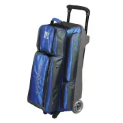 KR Strikeforce Konvoy Royal/Smoke 3 Ball Roller Bowling Bag