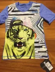 Seafolly Tiger Joe Sunsafe Shirt Boys Size 5 Brand New With Tags