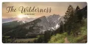 THE WILDERNESS IS MY HOME MTN PINE TREE 24" HEAVY DUTY USA METAL HOME DECOR SIGN