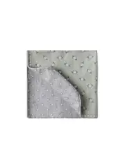 silk pocket square One size Gray