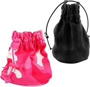 PACKOVE 2pcs Hair Dryer Diffuser Cover Foldable Blower Diffuser for Curly Wavy Hair Lightweight Storage Bag Hairdryer Holder for Travel Home Use