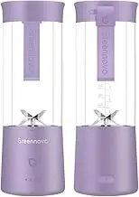 Portable Blender 18000-22000rpm HighPower 500ML Juicer Cup (purple)