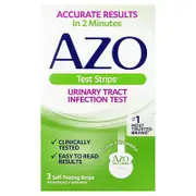 AZO, Test Strips®, Urinary Tract Infection Test, 3 Self-Testing Strips