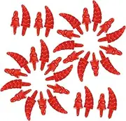 GLSTOY 200Pcs Xmas Snowman Nose Craft DIY Snowman Making Supplies for Creative Fun for Family Activities and Holiday Decorations Includes Each