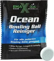 EMAX CLEAN Ocean Bowling Ball Cleaner for Polished Balls Effective Cleaning of Bowling Balls Ball Cleaner in Tab Shape Made in Germany Set of 10 Tab