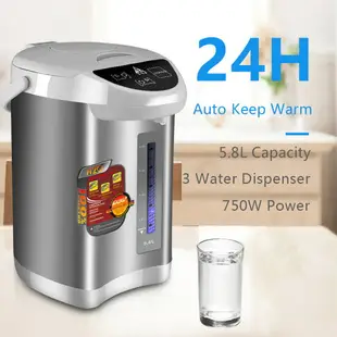 免運開發票 Electric Kettle TSJ 不銹鋼110V電熱水瓶家用自動保溫220V熱水壺-快速出貨