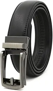 [KAJAME] Vitello Ratchet Belt for Men, Men's Belt, 1.22" Mens Ratchet Dress Belt