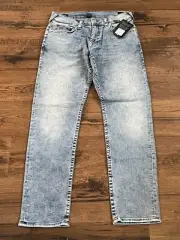 True Religion Geno No Flap Relaxed Slim Jeans ‘Light Blue’ (size mens W33xL33)