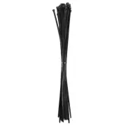 20pcs Cable Zip Ties, Plastic Ties Wraps, 30" / 760mm Self-Locking Tie, Black