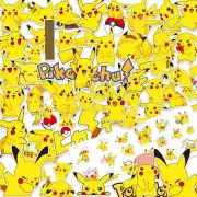 10 pikachu stickers assorted
