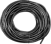 uxcell 4mm Flexible Spiral Cable Wrap Wire Cord Wraps Manage Cord 18M Length Transparent