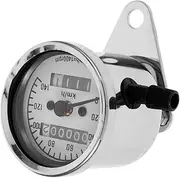 Motorcycle Odometer Speedometer Gauge Multifunctional Display for Distance Durable Plating Easy Installation Suitable for Various Motorcycle Models